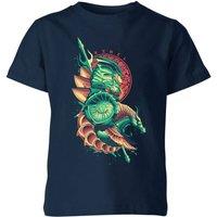 DC Comics Aquaman Xebel Kids T-Shirt - Navy | Size: YXL