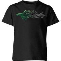 FANTASTIC BEASTS Tribal Kelpie Kids T-Shirt - Black | Size: YXS