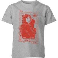 FANTASTIC BEASTS Tina Goldstein Kids T-Shirt - Grey | Size: YL