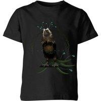 FANTASTIC BEASTS Augurey Kids T-Shirt - Black | Size: YM