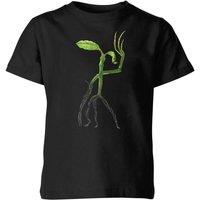 FANTASTIC BEASTS Tribal Bowtruckle Kids T-Shirt - Black | Size: YL