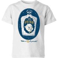 Looney Tunes ACME Rib Rub Kids T-Shirt - White | Size: YXS