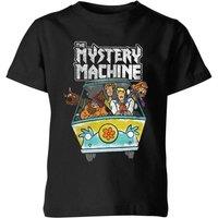 Scooby Doo Mystery Machine Heavy Metal Kids T-Shirt - Black | Size: YL