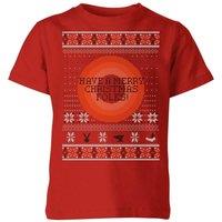 Looney Tunes Knit Christmas Kids T-Shirt - Red | Size: YL
