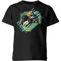 Transformers Bumble Bee Glitch Kids T-Shirt - Black | Size: YXL