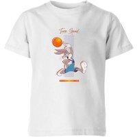 Space Jam Bugs Bunny Basketball Kids T-Shirt - White | Size: YL