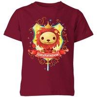 Harry Potter Gryffindor Kids T-Shirt - Burgundy | Size: YXS