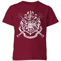 Zavvi Harry Potter Hogwarts House Crest Kids T-Shirt - Burgundy | Size: YM