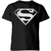 DC Comics DC Originals Superman Spot Logo Kids T-Shirt - Black | Size: YM