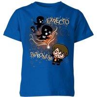 Zavvi Harry Potter Expecto Patronum Kids T-Shirt - Blue | Size: YS