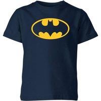 Zavvi Justice League Batman Logo Kids T-Shirt - Navy | Size: YS