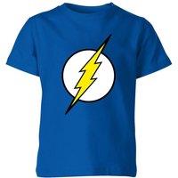 Zavvi Justice League Flash Logo Kids T-Shirt - Blue | Size: YXL