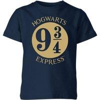 Zavvi Harry Potter Platform Kids T-Shirt - Navy | Size: YS