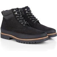 Silver Street London Men's Braben Premium Leather Hiker Boots in Black | Size: 10