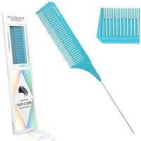 Vellen Weave Pin Tail Hair Comb For Highlighting - Blue