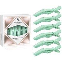 Vellen Alligator Clips Hair Slides - Mint 6 Pack
