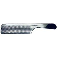 Gamma+ Metal Rake Comb - Chrome in Grey