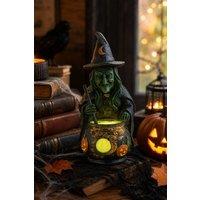 ExtraStar Halloween Light-up Witch Cauldron Figurine