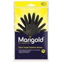 Marigold Outdoor Tough Rubber Glove XL in Black