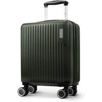 Lugg Vacay 15inch Suitcase, ABS Hard Shell, Water-Resistant (45x20x33cm) in Dark Green | Size: 45 x 20 x 33 cm