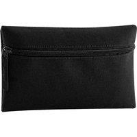Quadra Classic Zip Up Pencil Case Pack of 2 in Black