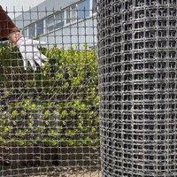 NESTLUNE New 10 M Black PVC Chicken Mesh Fencing Garden | Size: 100 cm x 15 cm