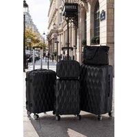 ExtraStar 5-Piece ABS Hardshell Luggage Set with Duffel Bag in Black