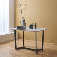 sweeek Marble-effect dining table, metal legs, seats 4 to 6 in White