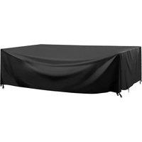 Gartistgo Garden Furniture Covers Waterproof, 420D Oxford Fabric in Black | Size: 250 cm x 200 cm
