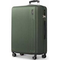 Lugg Vacay 32inch Suitcase - ABS Hard Shell, TSA Indent Lock (86x31x58cm) in Dark Green | Size: 86 x 31 x 58 cm