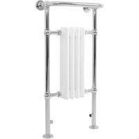Monstershop Traditional Heated Towel Rail Radiator - 950mm x 480mm - White