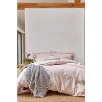 CHRISTY Pure Cotton Percale Duvet Cover Sets in Pink | Size: Double