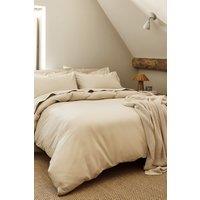 CHRISTY Pure Cotton Percale Duvet Cover Sets in Beige | Size: King
