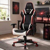 RayGar RG-MAX Gaming Chair High Back, Padding, Adjustable Height & Arms in Red | Size: 1 Pack