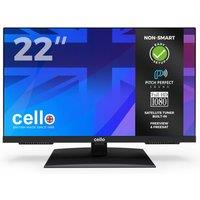 Cello 22-inch Full HD 1080p TV, Sat Tuner, HDMI, USB, Enhanced Speakers in Black