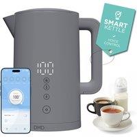 DMD Collective 1.5L Smart Kettle, Wi-Fi Touchscreen, App & Voice Control, 2200W in Grey