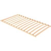 Berkfield Home Slatted Bed Base with 13 Slats 100x190 cm in Beige