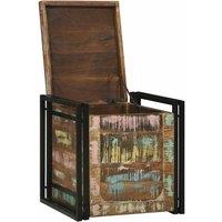 Berkfield Home Storage Chests Multicolor 50 x 50 x 50 cm Solid Reclaim wood