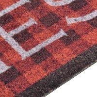 Berkfield Home Kitchen Carpet Washable Tomatoes 60x180 cm in Red