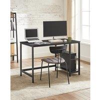 VASAGLE Modern Computer Desk Office Table Study Bedroom Living Room in Black