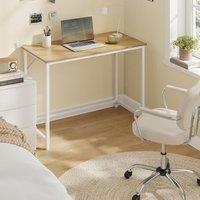 VASAGLE Computer Desk Office Table Study Bedroom Living Room in Natural