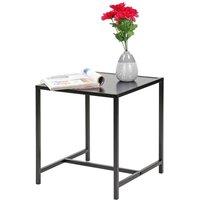 KORVIXA Side End Table Nightstand Coffee Tables in Black | Size: 100 cm x 100 cm