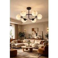 Living and Home Modern Ceiling Light in Black