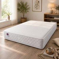 Stratus Interiors Dormus Memory Foam Mattress - Pressure Relief, Comfort & Support in White | Size: Single