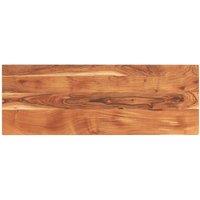 Berkfield Home Table Top 140x60x2.5 cm Rectangular Solid Wood Acacia in Brown