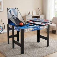 STILVORA 5-in-1 Game Table with Accessories in Blue