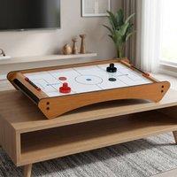 STILVORA Tabletop Air Hockey Game Table in Natural