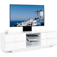 Centurion Supports AVITUS TV Cabinet for up to 65 Flat Screen TVs with Mounting Arm in White