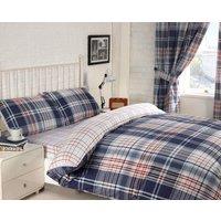 Rapport Home Brandon Check Room In A Bag in Blue | Size: King