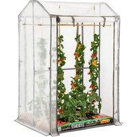 Christow Tomato Growhouse Double Grow Bag Garden Greenhouse PE Mesh Cover in Clear